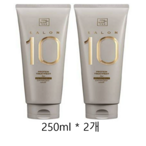 미쟝센 살롱 10 헤어트리트먼트 극손상모발용, 250ml, 2개