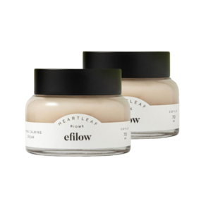 [더블기획] 에필로우 어성초 시카 히알루로닉 진정 수분 크림 70ml 2개