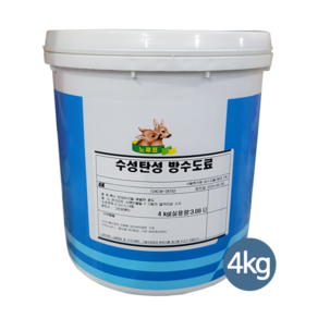 노루페인트 수성 탄성 방수페인트 옥상방수 4kg, 밝은회색, 1개