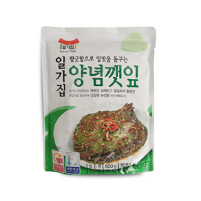 일미농수산 일가집 양념깻잎 500g, 1개