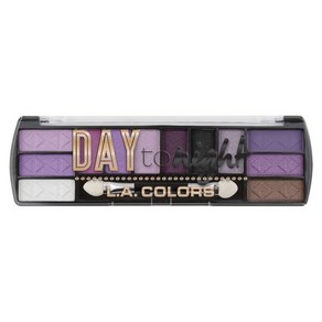 L.A COLORS Day to Night 12 컬러 아이섀도 팔레트 Sundown 0.28 oz. CES430 파우더, CES427, Twilight_1 Count (Pack of 1), 1개