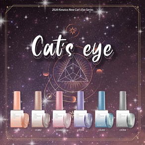 [고네일] 켄지코 캣츠아이4 6종 낱개 단품 / 자석젤 자석네일, CE-206, 1개, 10ml