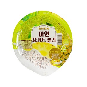 진주햄 천하장사 파인 요거트 젤리 185g / 쁘띠첼 푸딩 컵젤리, 1개