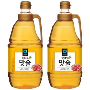 청정원 월계수잎 맛술, 1.8L, 2개