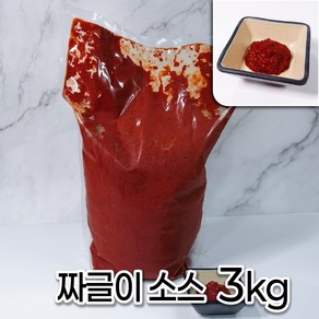 모두의국밥 짜글이 소스 3kg 돼지고기 제육볶음 양념장 육수 베이스 업소용 창업 집, 1개