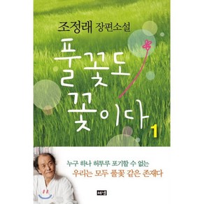 풀꽃도 꽃이다 1:조정래 장편소설, 해냄출판사, 조정래 저