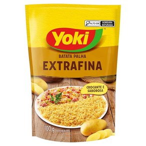Yoki - 엑스트라 씬 포테이토 스틱 100g(3.3온스) (1팩)  Batata Palha Extafina 100g158312, Yoki - 엑스트라 씬 포테이토 스틱 100g(3.3, 100g, 1개