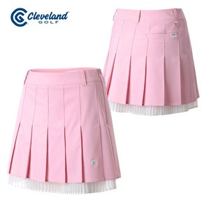 [클리브랜드골프] 2겹 플리츠 스티치 여성 큐롯골프웨어_CGWSK223710PK
