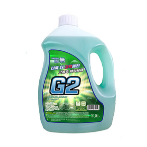 G2 액체 세탁세제 그린 일반 드럼겸용, 2.5L, 4개