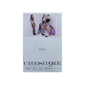 [초판 예약특전 포함] 있지 ITZY 앨범 체셔 CHESHIRE 일반반 미니 6집 CD B 버전