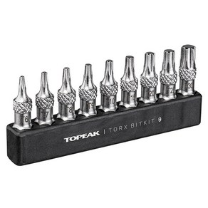 Topeak 공구/TORX BITKIT 9 라쳇용 톡스비트 9개구성, TORX BITKIT 9, 1개