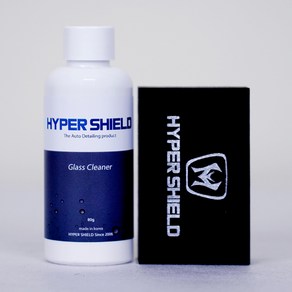 HYPER SHIELD 하이퍼쉴드 유리 유막제거제 80g + 유막제거용 어플 1매, 1개