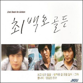 미개봉CD) 최백호 골든 (2CD) - 보고 싶은 얼굴/내 마음 갈 곳을 잃어 / 그쟈 / 영일만 친구