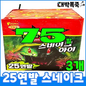 [불꽃놀이 폭죽세트] 25연발 스네이크