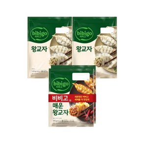 비비고 왕교자1.05kg x2 + 매운왕교자 385g x2, 2개