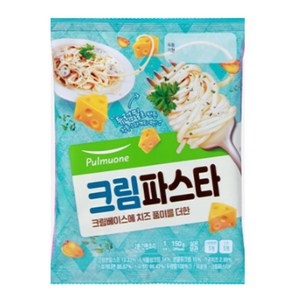 풀무원 간단 요리 크림 파스타 1인 (150g) 식사 간식 가정용 식당용, 150g, 1개