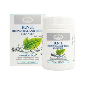 Nature's Top 네이쳐스탑 BNL 클렌져 180정 기관지 폐 B.N.L (Bronchial and Lung Cleanser) 750mg 180T