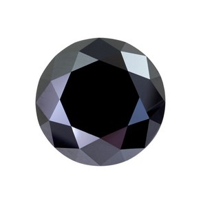 주얼리 인증 모이사나이트 스톤 핑크 블랙 레드, 7.Black - 8.0mm-2.0ct, 1개