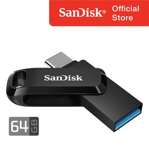 샌디스크 정품 울트라 듀얼 드라이브 고 메모리, 64GB, 1개