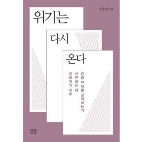 위기는 다시 온다:금융위기 이후 선진국은 왜 금융 규제를 강화하는가