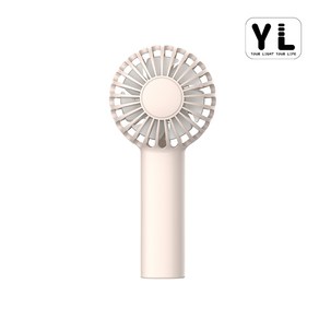 YL 미니 핸디형 USB C타입 저소음 휴대용 손 선풍기, 핑크