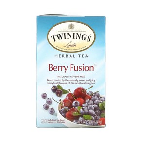 트와이닝 허브티 Bey Fusion 카페인 무함유 티백 20개 40g(1.41oz), 30개, 1개