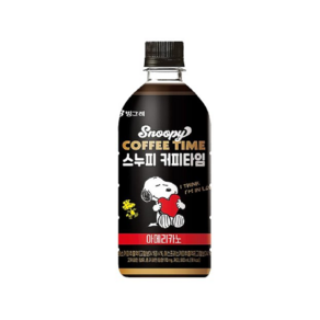 스누피 커피타임 아메리카노 페트음료 500ml x 12개