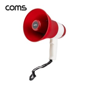 Coms USB 멀티 메가폰 확성기 음악재생 녹음 사이렌 20W, SHU728