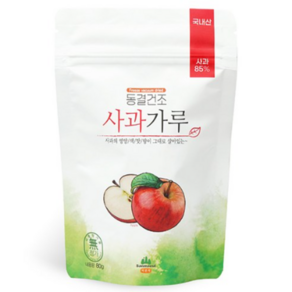 백앤 산마을 동결건조 사과 가루, 1개, 80g