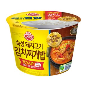 오뚜기 컵밥 숙성돼지고기 김치찌개밥 310g, 1개