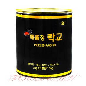 해품정 SS 락교 3kg