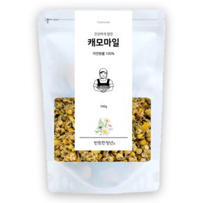 반듯한청년 캐모마일 원물티 100g 허브 꽃 차 리필팩, 1개입, 1개