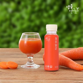 [생즙연구소] 100% 제주 구좌 당근주스 NFC 착즙 주스 HACCP 제주산 120ml