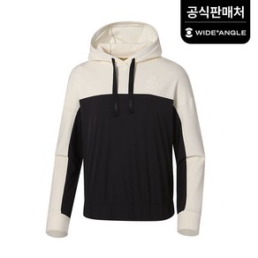 [와이드앵글 공식] 골프 여성 WG 우븐 믹스 후드 티셔츠 ® L WWU22274W8