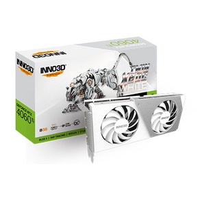 INNO3D 지포스 RTX 4060 Ti D6 8GB Twin X2 OC WHITE