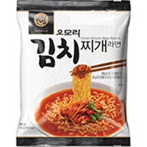 GS 유어스 오모리 김치찌개 봉지라면 160g, 24개