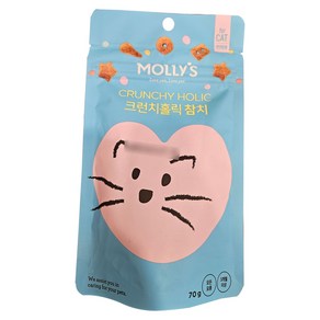 몰리스 크런치 홀릭 참치, 70g, 1개