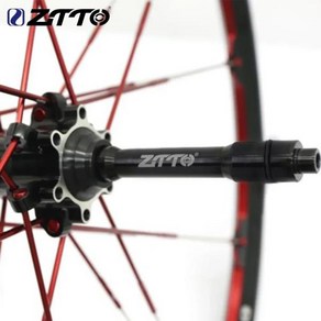 ZTTO MTB 도로 자전거 스루 액슬 어댑터 자전거 휠 허브 QR 어댑터 변환 샤프트 12-9mm 110 135 142 148mm 15-9 100mm, 4)15 To 9 100mm Black, 1개