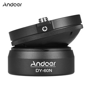 Andoe DY-60N 삼각대 레벨링 베이스 카메라용 + 휴대용 가방, 1개