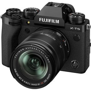 FUJIFILM 미러리스 일안 카메라 XT5 렌즈 키트 XF1855 블랙 F XT5LK1855B