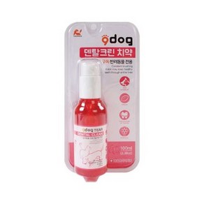 9dog 덴탈크린치약 100ml, 1개