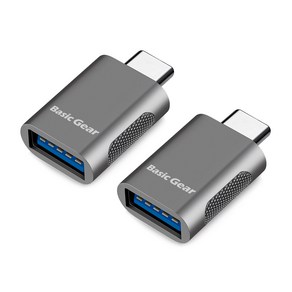 베이직기어 USB A to C타입 3.0 변환 OTG젠더, 2개