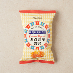 피코크&메가박스콜라보 카라멜맛 팝콘 140g x 4개