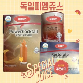 피트라인 독일 피엠 3종세트 (파워칵테일+리스토레이트+액티바이즈), 823g, 1세트