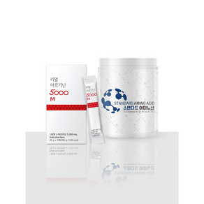 (세트상품) 근육 장 건강 리얼 아르기닌 (20g x 15포) + 스탠다드 아미노산 BCAA (300g) 닥터한스, 300g, 1개