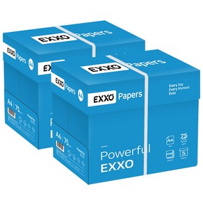 엑소(EXXO) A4 복사용지(A4용지) 75g 2BOX(5000매)