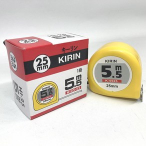 타지마스타일 KIRIN 5.5M 줄자 측정공구 산업현장 가정, 5개