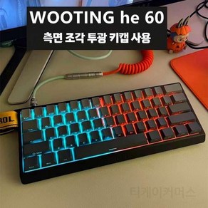 우팅60he 키캡 pbt 플러스 하우징 wooting 80he 자석축 기계식 키보드