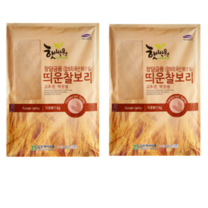 김포맥아식품 장담금용 띄운 찰보리 가루 1kg, 2개