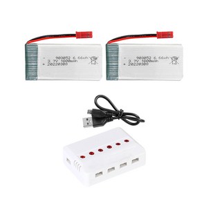 드론배터리 3.7v 1800mah 충전기세트 스트론S, 1개